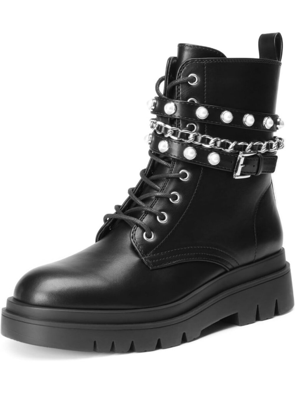 Stylish Women's Lace-Up Combat Ankle Boots | Trendy Footwear for Every Occasion
